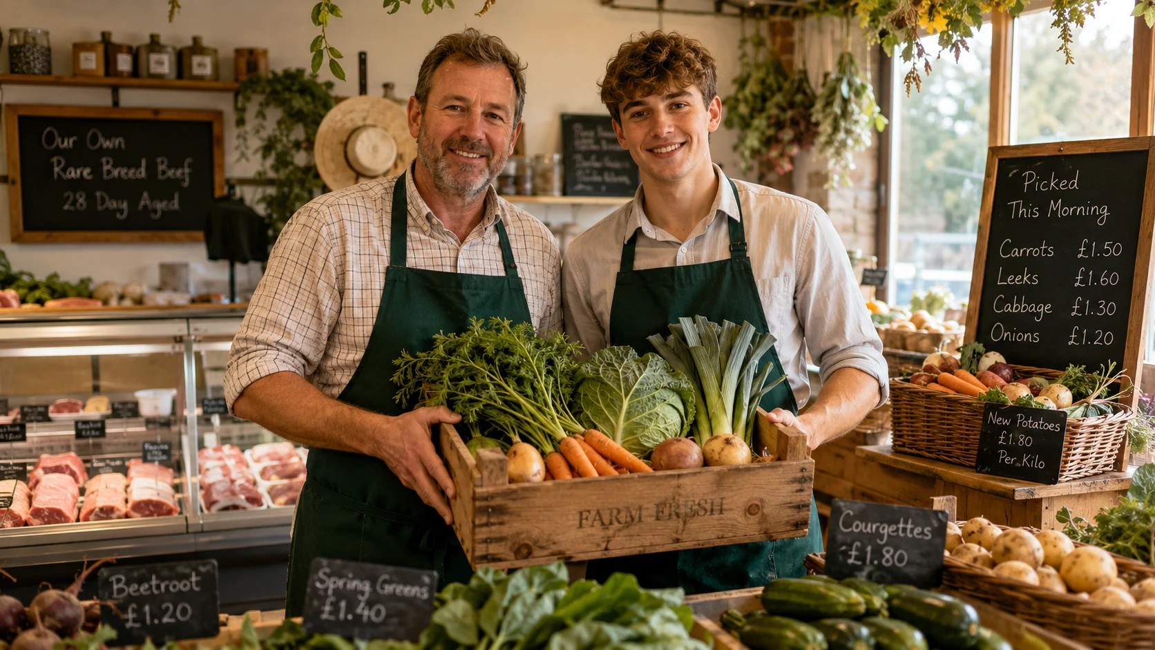 Farm Shop & Butcher owner in Nashville, TN, funded by Capvant